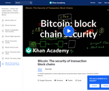 Bitcoin - The security of transaction block chains