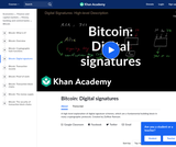 Bitcoin: Digital signatures