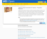 California Subject Examination for Teachers (CSET) - Preparation Resources